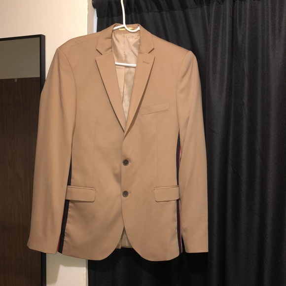 BoohooMAN Tan Blazer - Picture 1 of 7